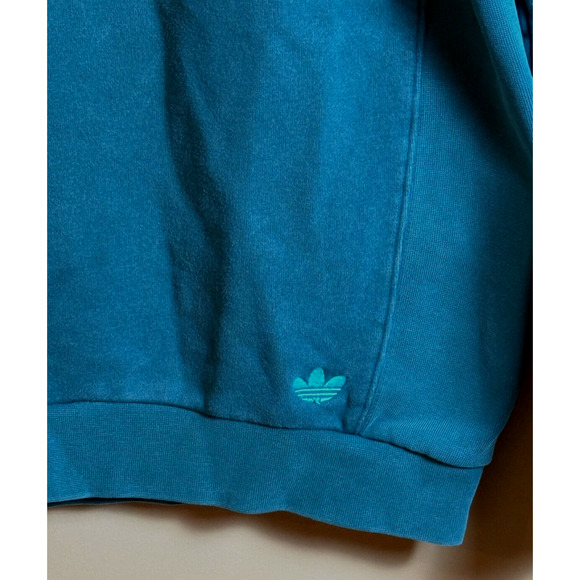 Adidas Sweatshirt Mens Size Large Y2K Spell Out Oversized Cotton EUC - Picture 4 of 8